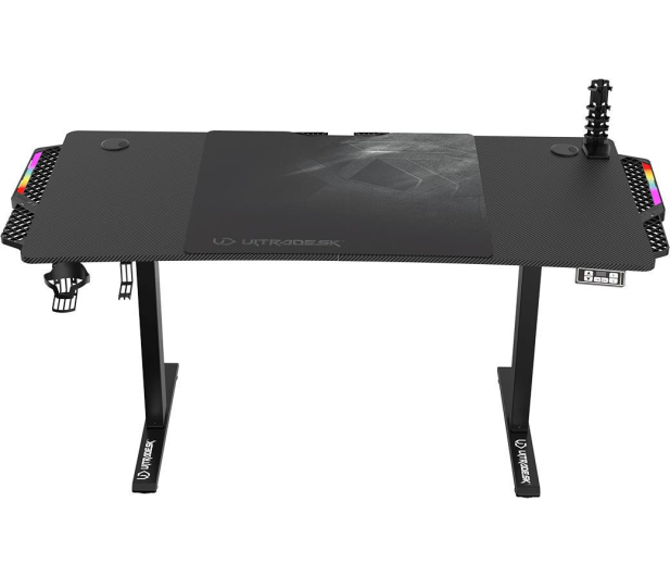 Ultradesk LEVEL V2 LED RGB (Czarne) (elektryczna regulacja) - 1133304 - zdjęcie 3